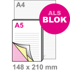 A5 Doordruksets - Blok 3voudig