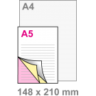 A5 Doordruksets - Los 3voudig
