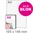 A6 Doordruksets - Blok 3voudig