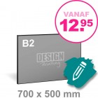 B2 Foamboard maken - liggend