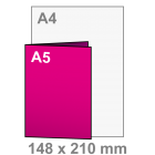 Folder A4 naar A5