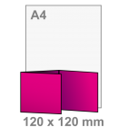 Folder Drieluik 120x120