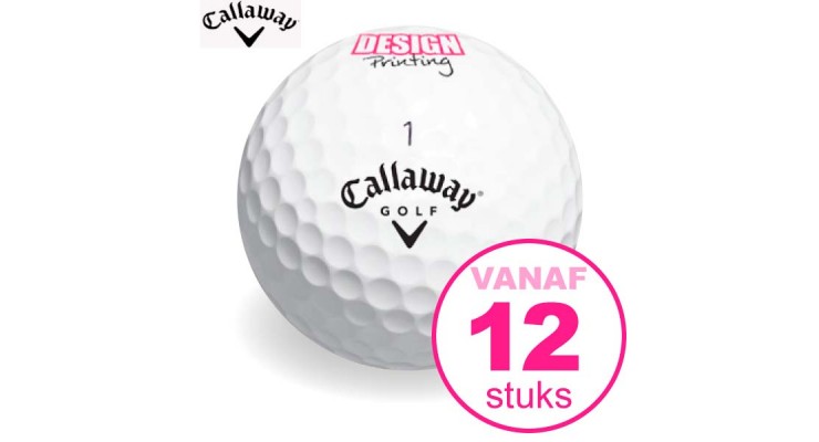 Golfballen - Callaway Mix AA klasse - DesignPrinting