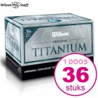 Wilson Original Titanium - doos à 36 stuks