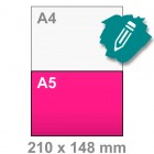 A5 Kaart maken - liggend