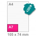 A7 Kaart maken - liggend