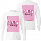 Longsleeve bedrukken: Voor- en achterkant