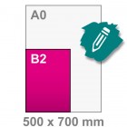 B2 Poster maken - staand