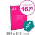 A1 Reclamebord maken - staand