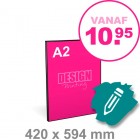 A2 Reclamebord maken - staand