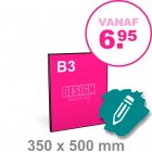 B3 Reclamebord maken - staand