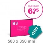 B3 Reclamebord maken - liggend