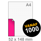 A7 lang Sticker drukken