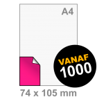 A7 Sticker drukken