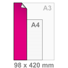 Sticker printen 98x420 mm