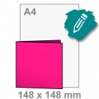 Uitnodiging maken - vierkant 148x148 mm