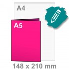 A5 Uitnodiging maken - staand