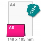 A6 Uitnodiging maken - liggend