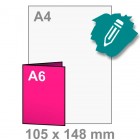 A6 Uitnodiging maken - staand