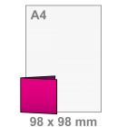 Uitnodiging Vierkant 98x98