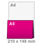Uitnodiging A4 naar A5 liggend