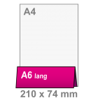 Uitnodiging A5 naar A6 lang liggend