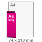 Uitnodiging Drieluik A6 lang