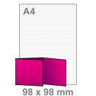 Uitnodiging Drieluik 98x98