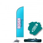 Beachflag medium 75x260 cm